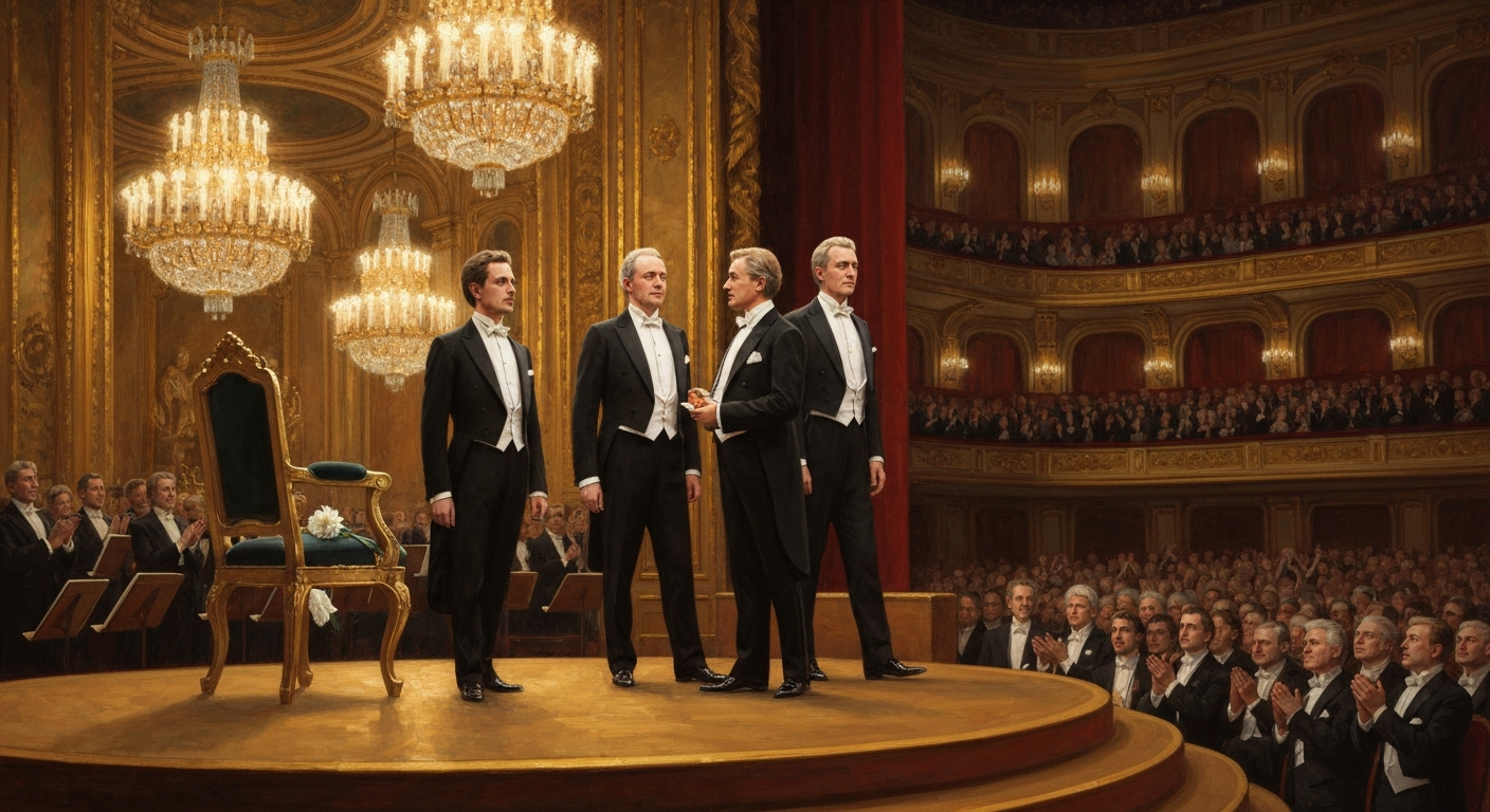 세 명이 함께 노벨상 무대에 올랐지만 역사는 오직 두 명의 이름만을 기억했다