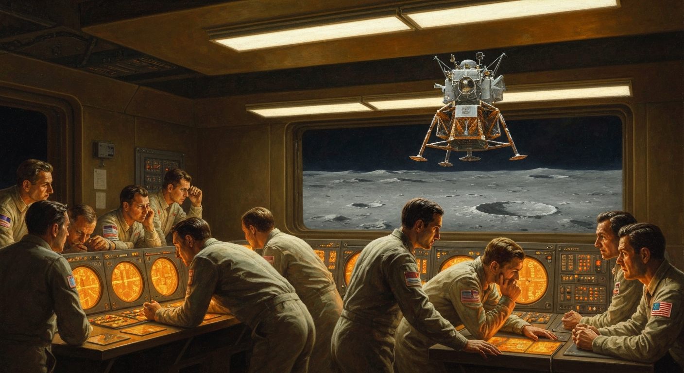 아폴로 11호가 달 착륙 3분 전에 오류 알람이 울렸는데 안전하게 내렸다고?