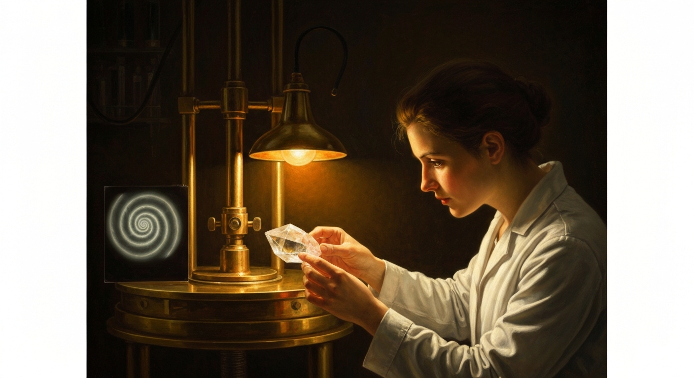 X선으로 찍은 사진 속에 숨겨진 나선 계단의 그림자