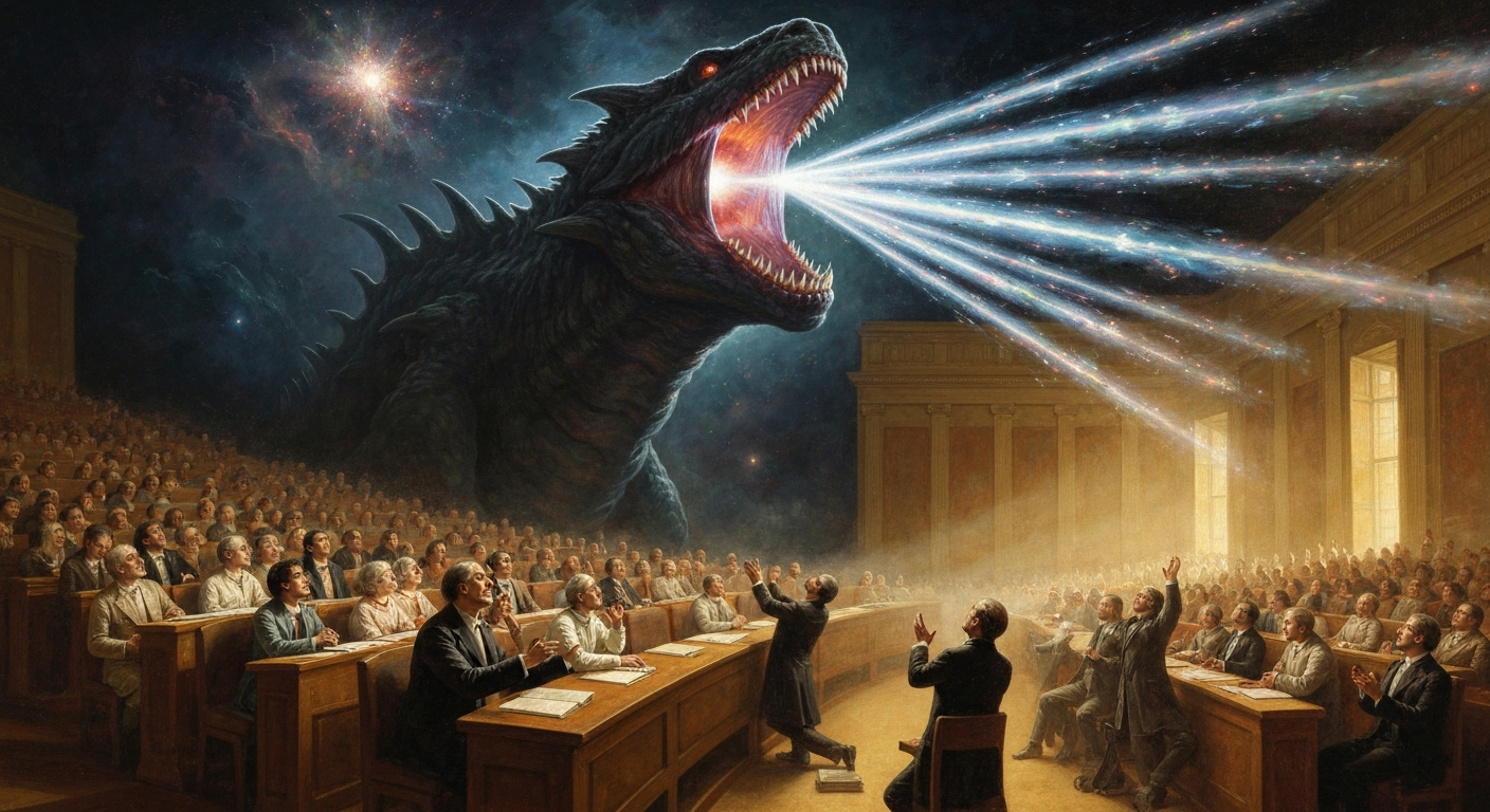 우주가 '조용한 감옥'에서 '수다쟁이 괴물'로 바뀐 순간