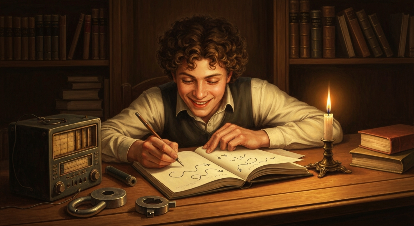 수백 줄 수식 대신 화살표와 꼬불꼬불 선으로 된 '낙서'를 발명했다