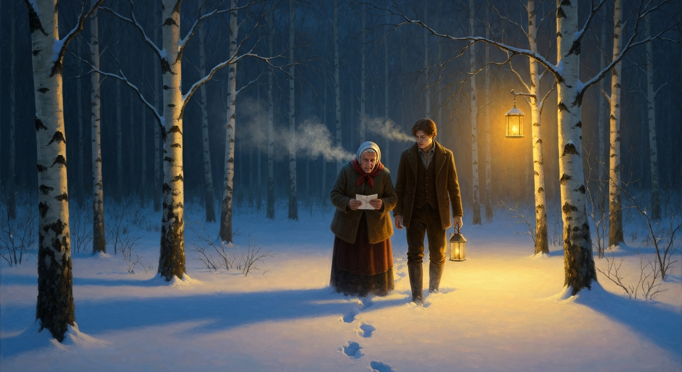 크리스마스 눈밭에서 산책하다가, 세상에서 가장 위험하고 강력한 비밀을 풀어버렸다