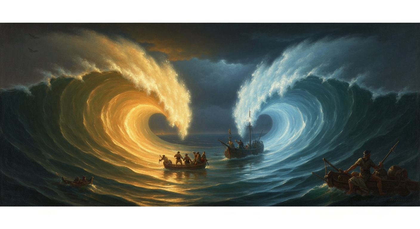 우주를 설명하는 두 가지 규칙이 서로 싸우고 있었다