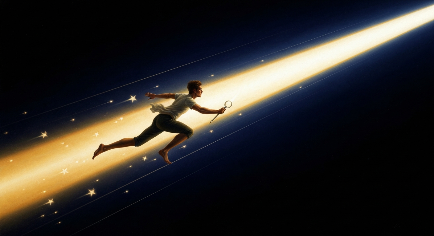 빛의 속도에 가까워지면 시간이 느려진다 — 마치 게임 슬로모션처럼