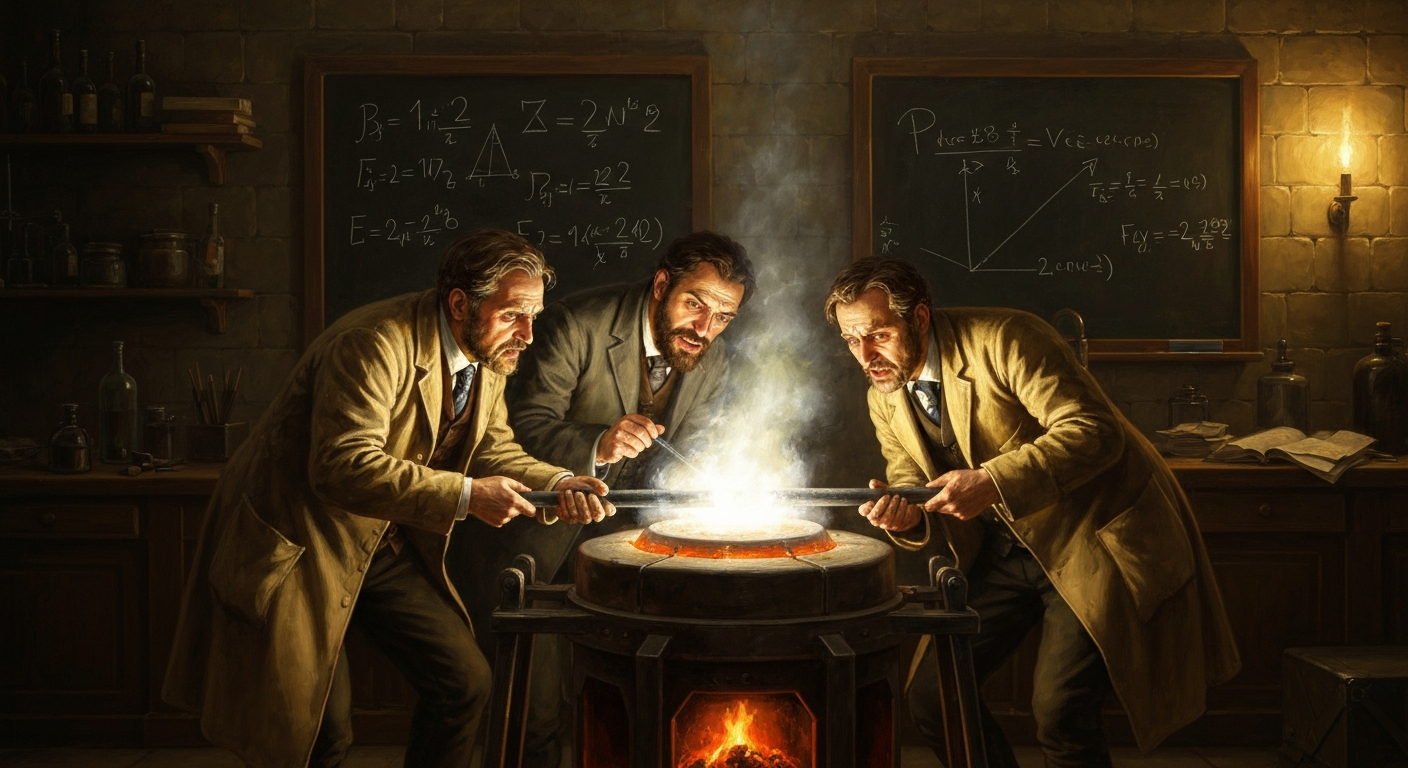 과학자들이 '빛나는 쇳덩이' 하나를 설명 못 해서 머리를 쥐어뜯던 시절