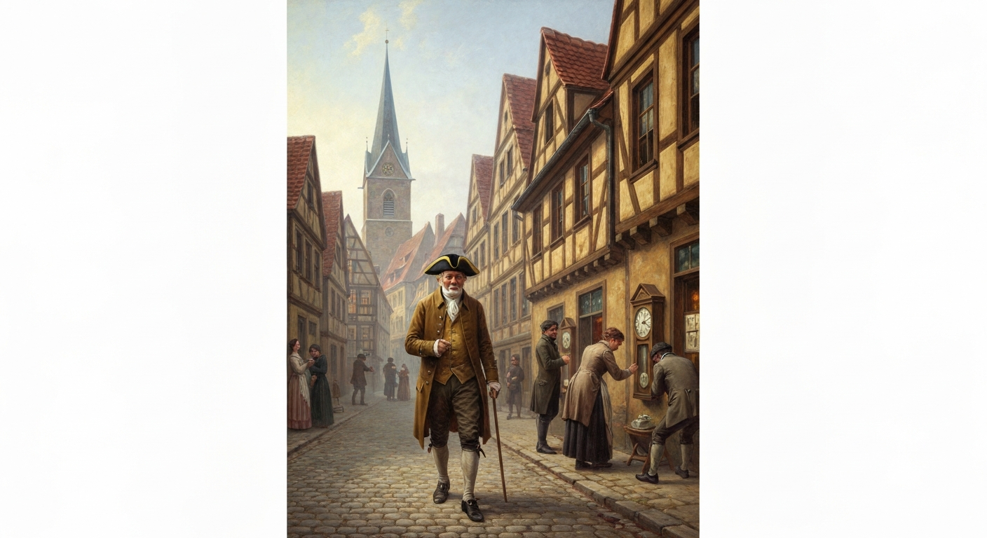 시계처럼 정확했던 삶, 코니히스베르크를 벗어나지 않은 현자