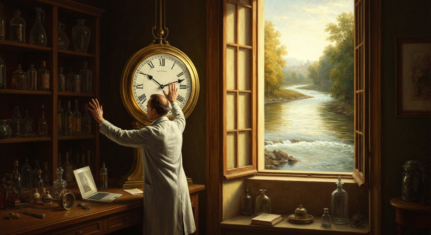 찰나를 붙잡으려는 과학과 흐름을 타는 삶