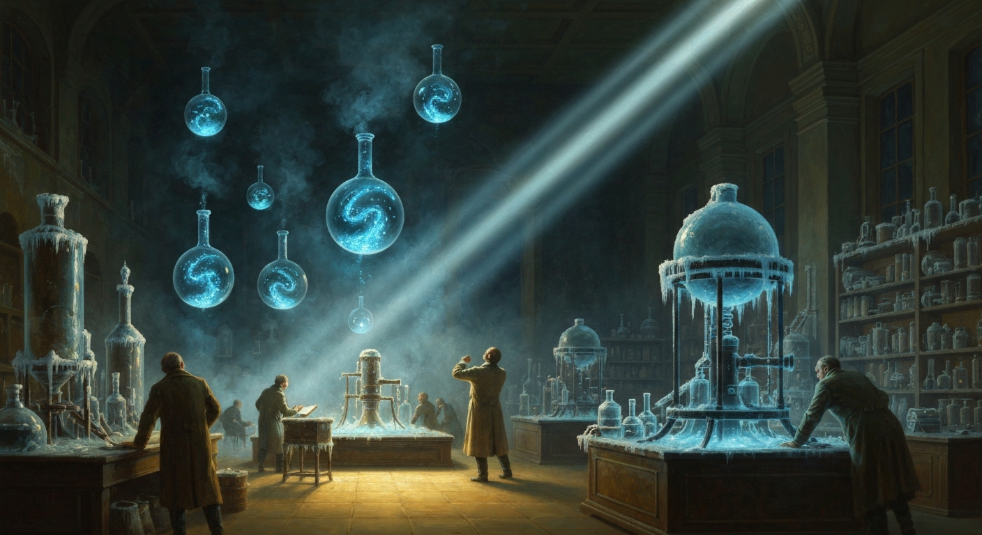 얼음처럼 굳어버리는 대신, 춤을 추는 입자들