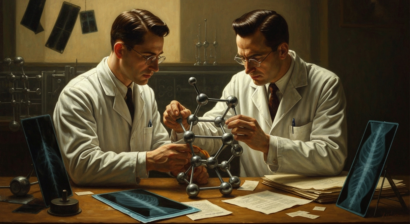 꼬인 사다리의 비밀: 왓슨과 크릭의 획기적인 발견