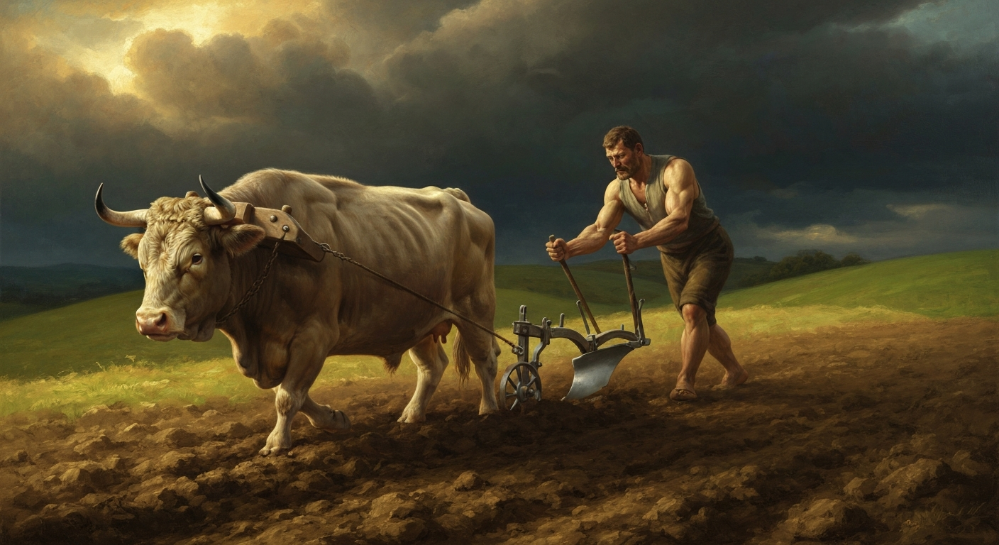 쇠의 시대, 쟁기의 진화와 문명의 확산