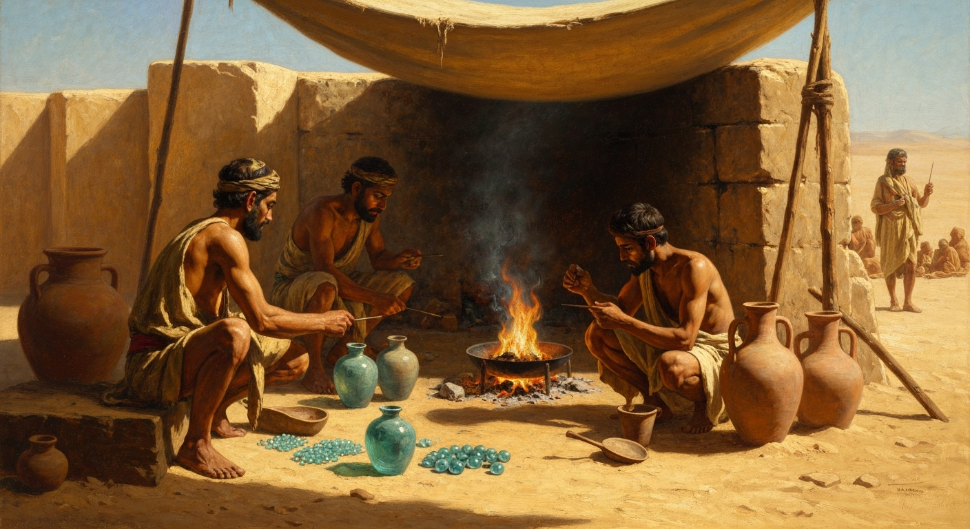 최초의 유리, 사막의 기적?