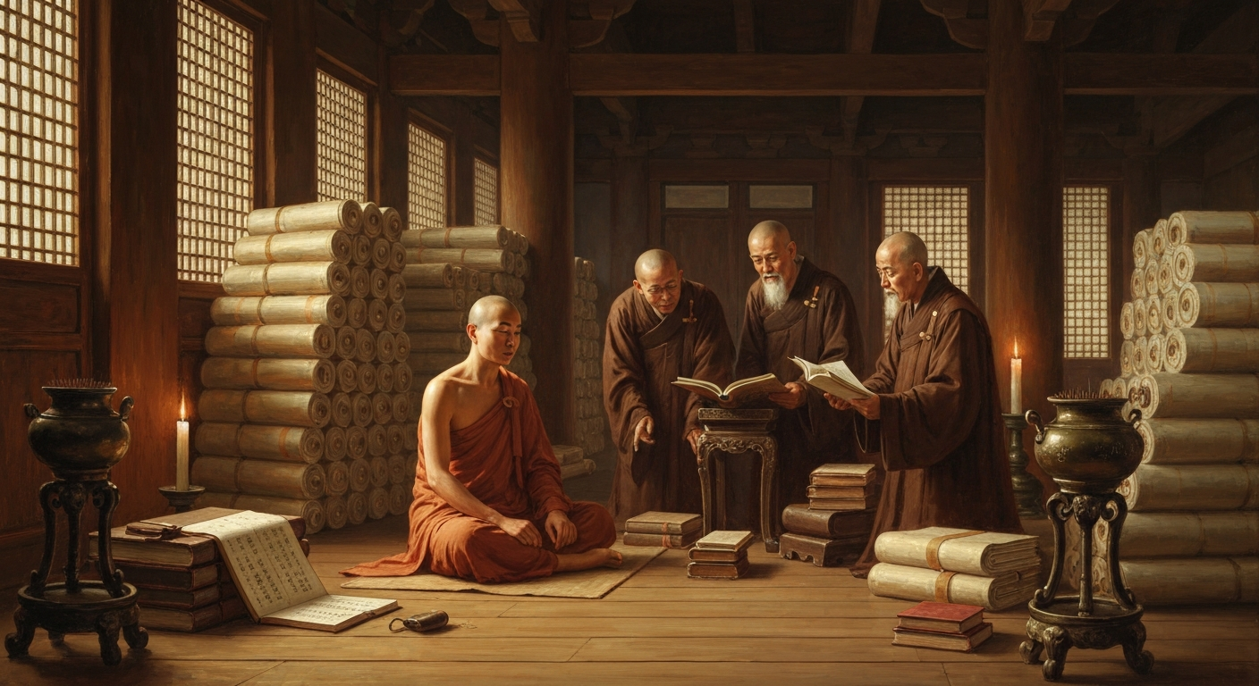 14개월 동안 송나라 고승 50명을 찾아다녔다