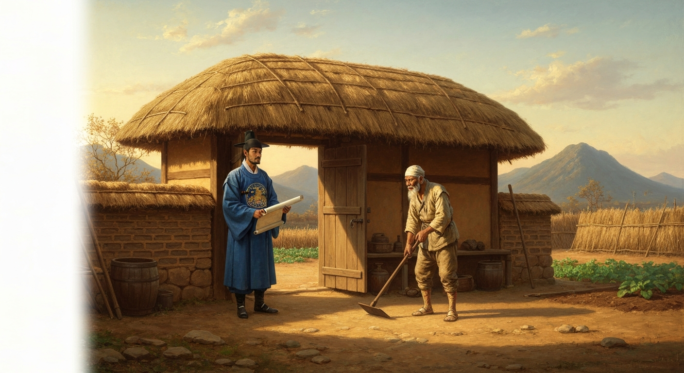 왕이 참봉 자리를 내렸고 그는 끝내 나아가지 않았다