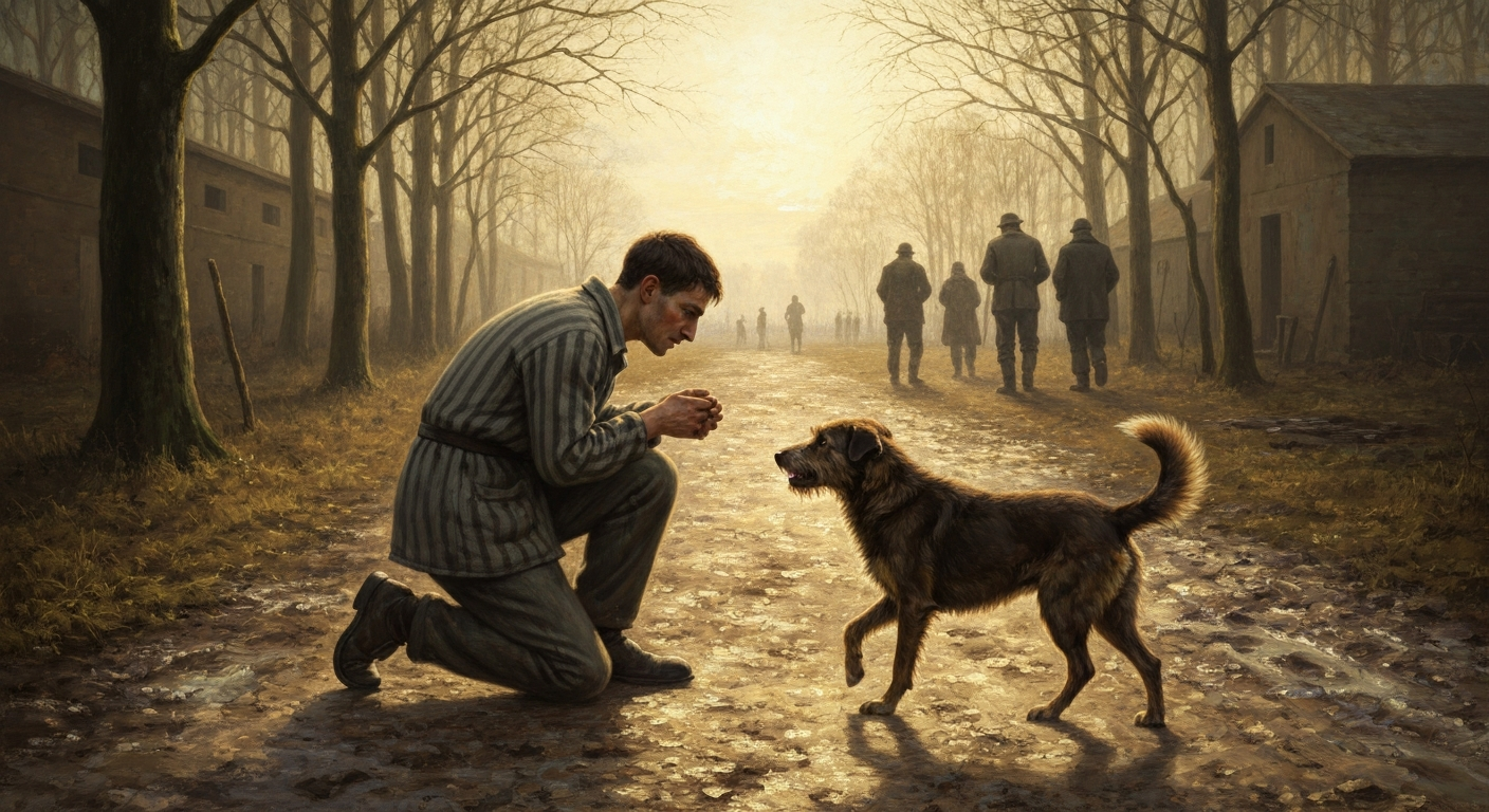 수용소 개 한 마리가 그를 '사람'으로 대해준 유일한 존재였다
