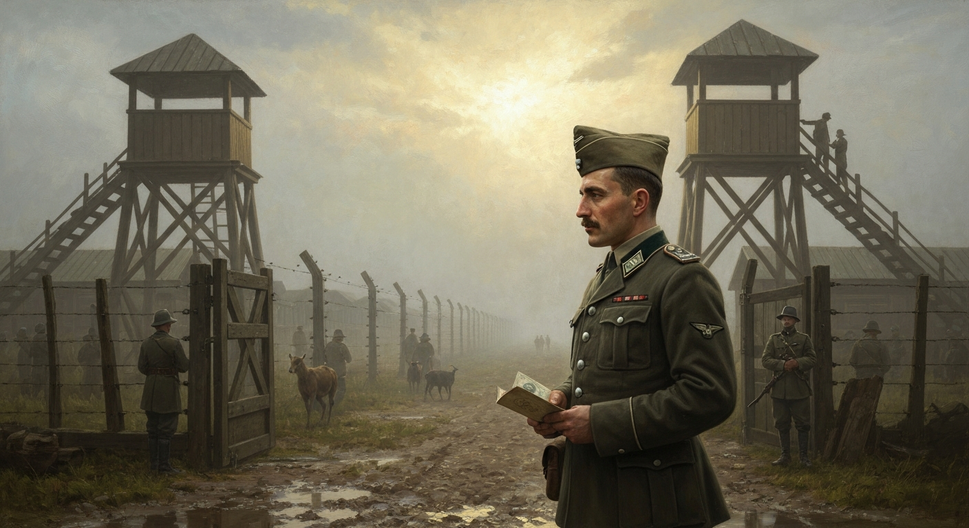 1940년 프랑스군 통역병이 독일군에 붙잡혔다