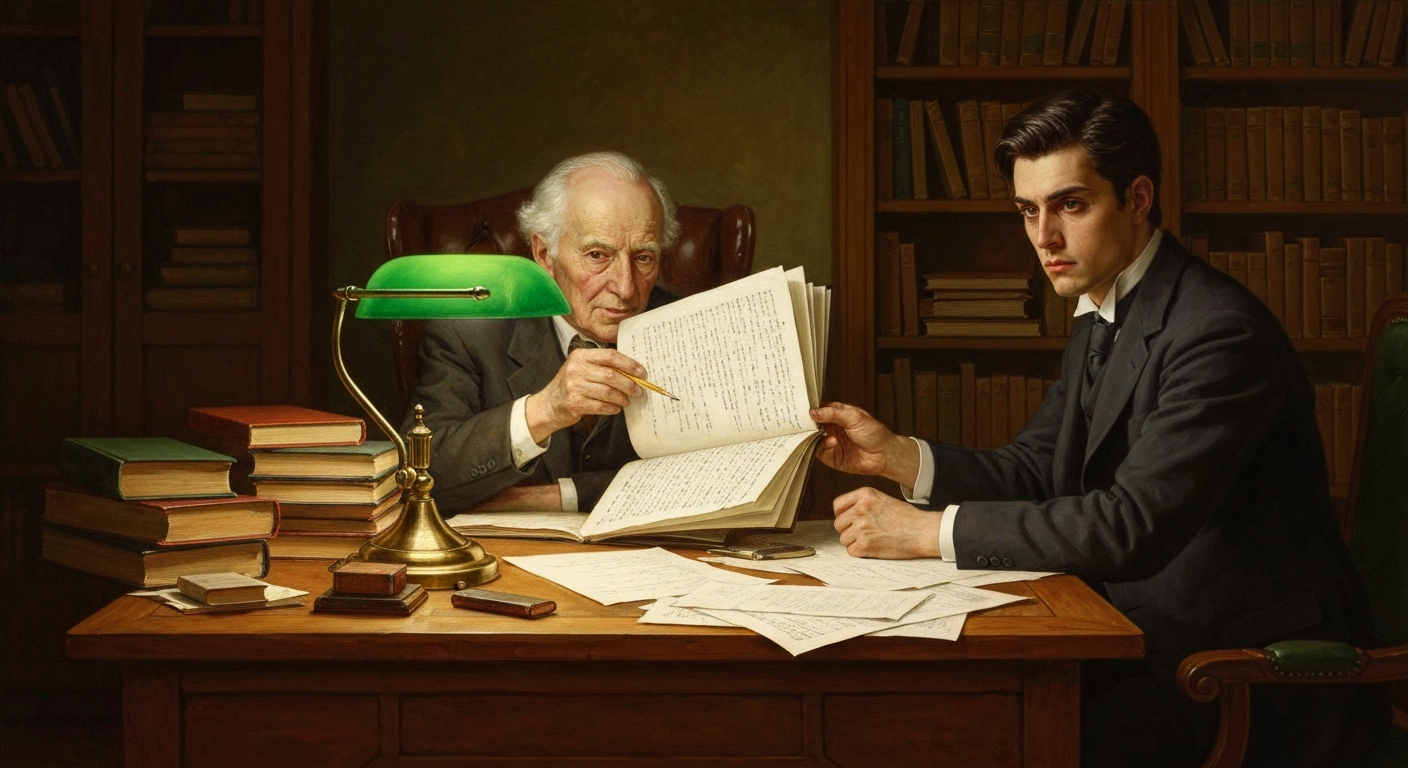 그의 편집 조교였던 청년 마크롱은 20년 뒤 대통령이 됐다