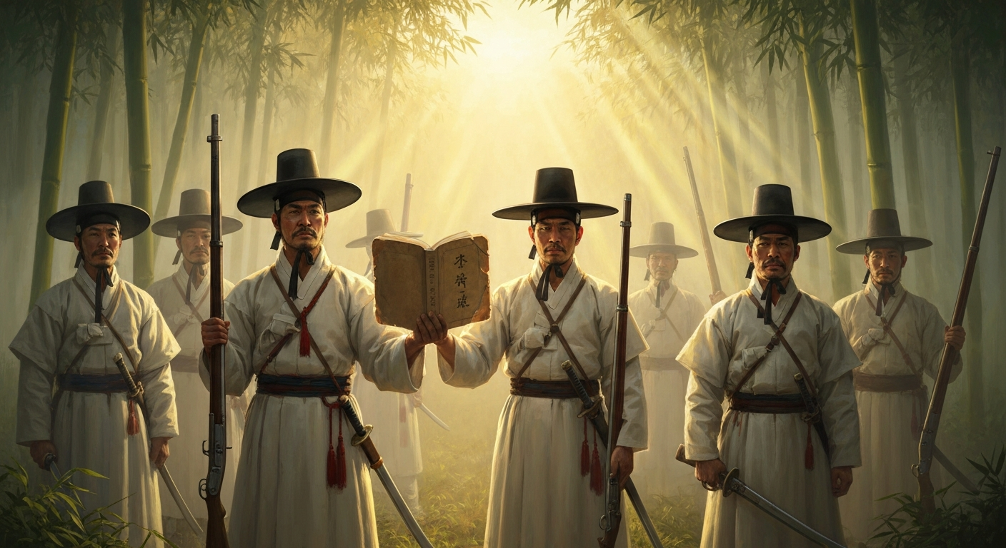 그가 죽고 30년 뒤, 그의 제자들이 일본군과 싸웠다