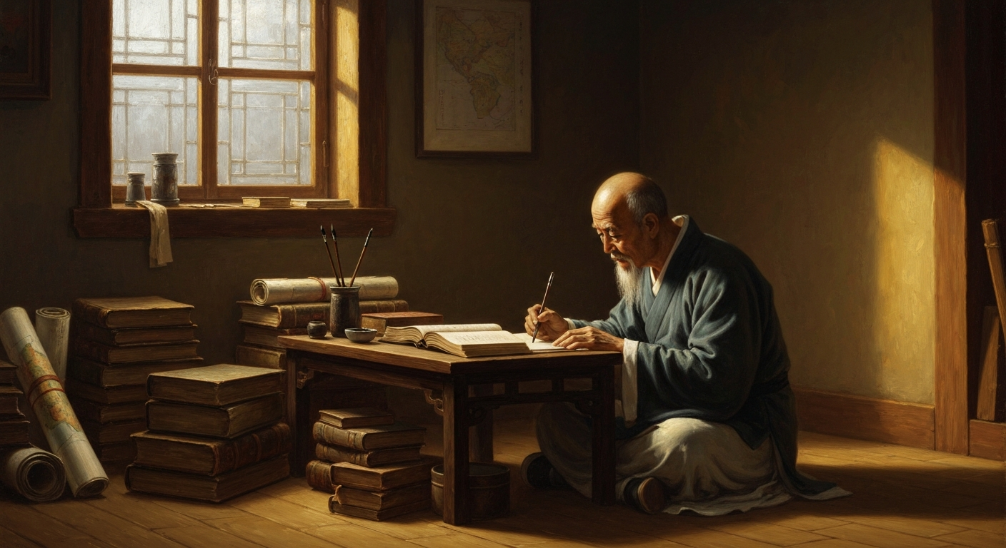 30년 동안 노트 하나에 매달려 '일지록'을 썼다