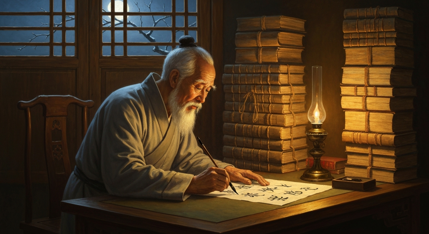 54세의 그가 '황제가 천하의 가장 큰 도적이다'라고 썼다