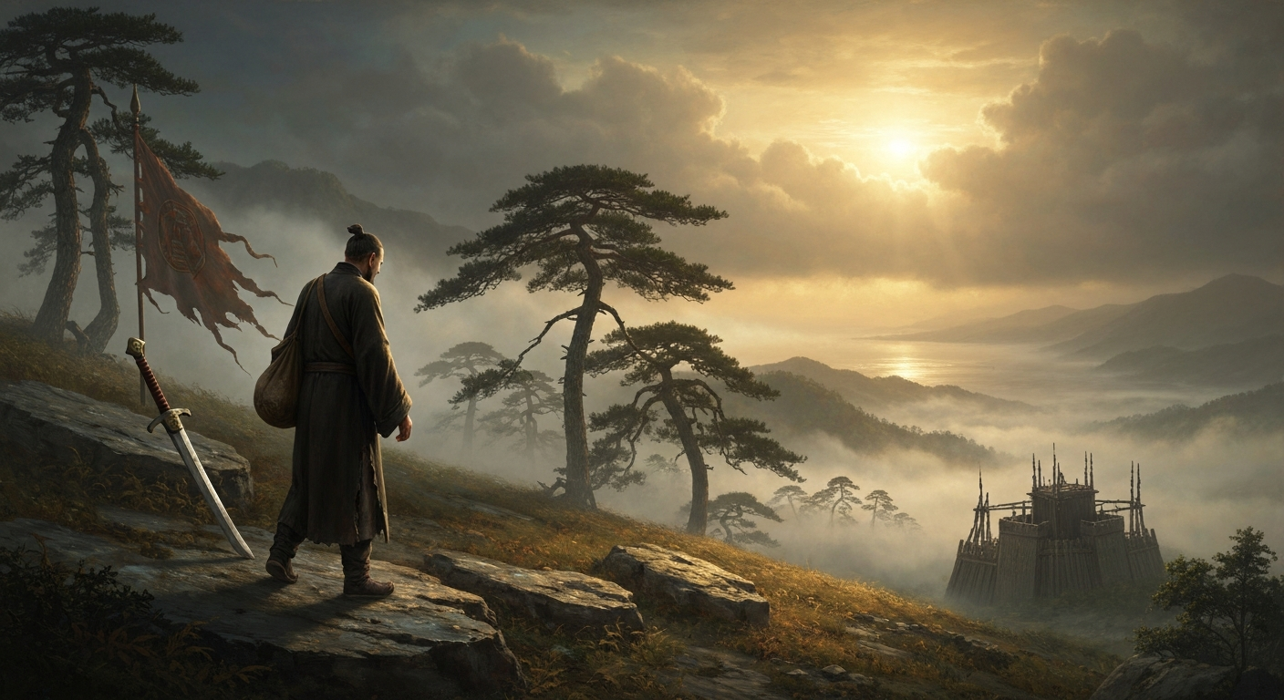 망한 명나라를 위해 8년을 싸운 뒤 산으로 숨었다