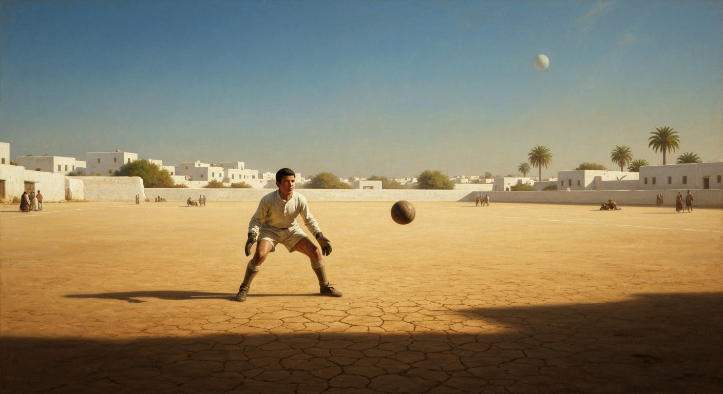 17살에 폐가 무너진 알제리의 골키퍼 소년