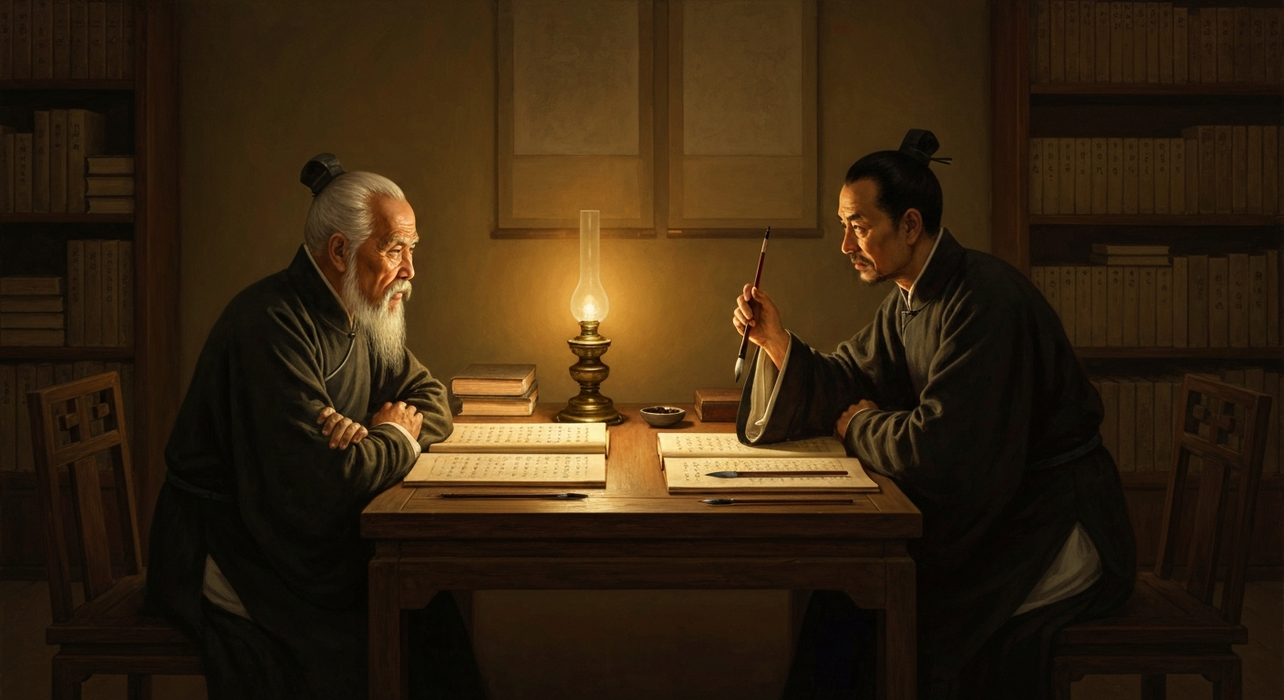 스승의 유식학을 공개적으로 반박한 제자