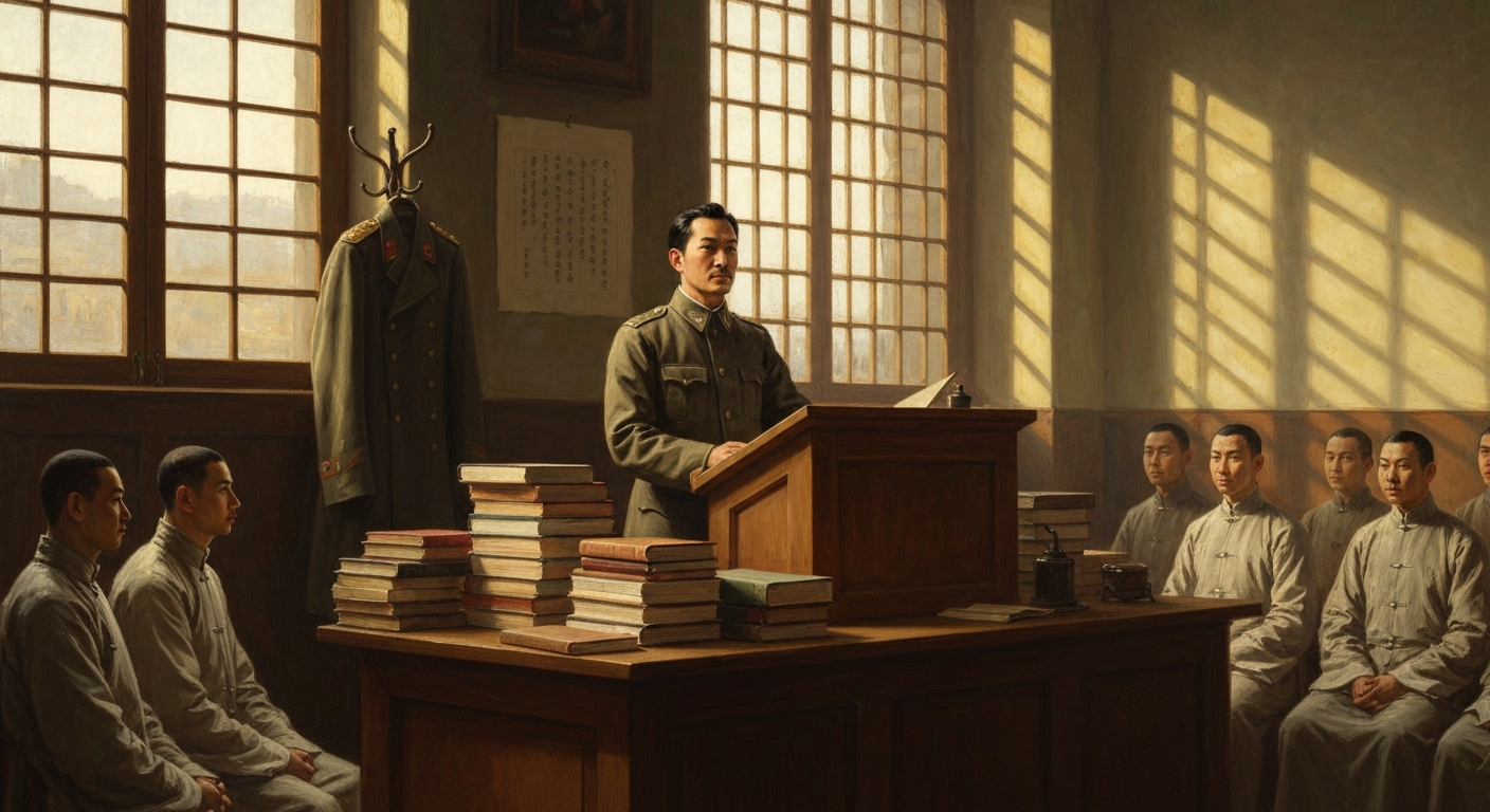 혁명군 장교가 군복을 벗고 베이징대 강단에 섰다