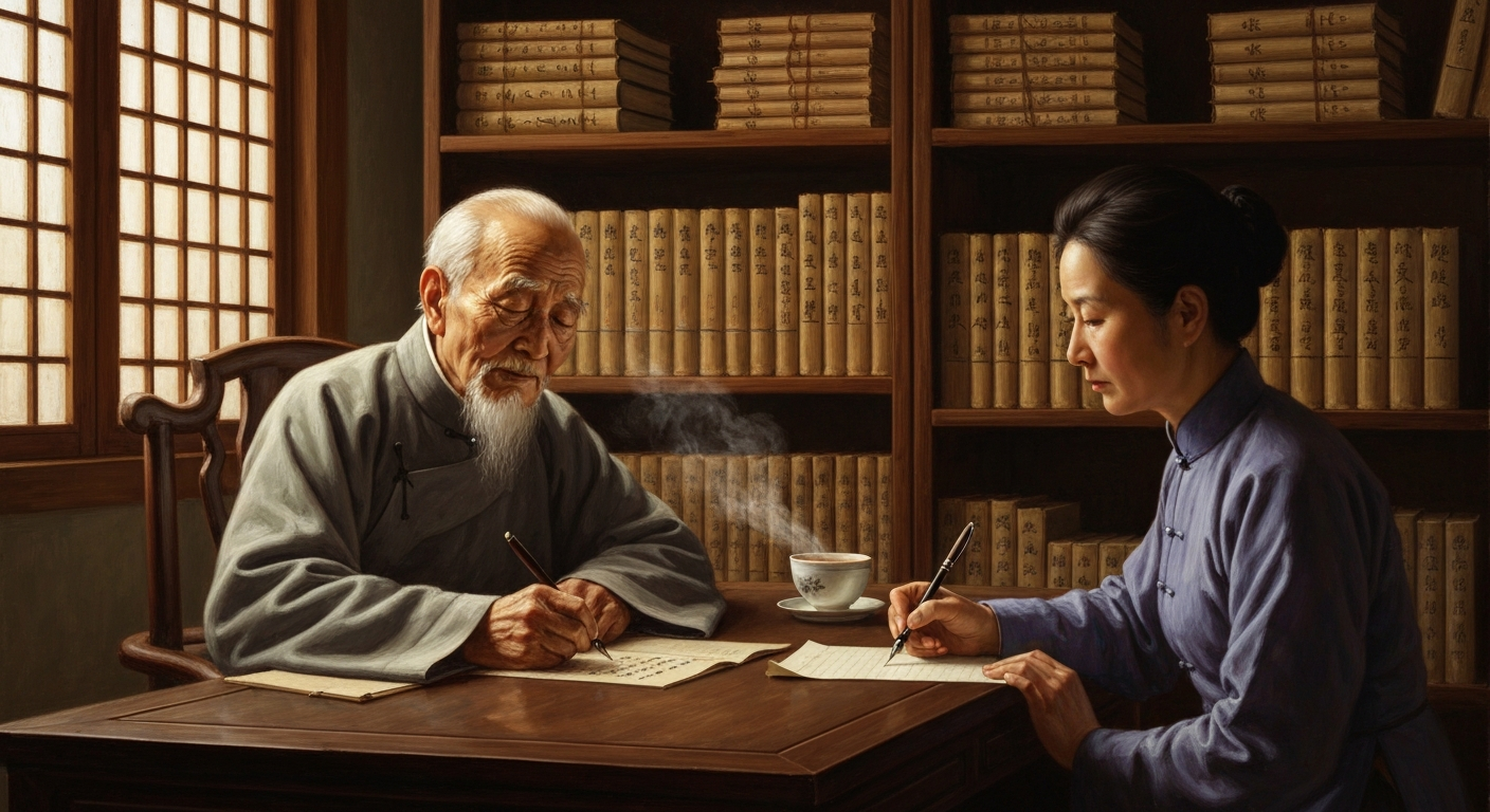 95세 실명한 그가 죽기 3개월 전 마지막 권을 구술했다