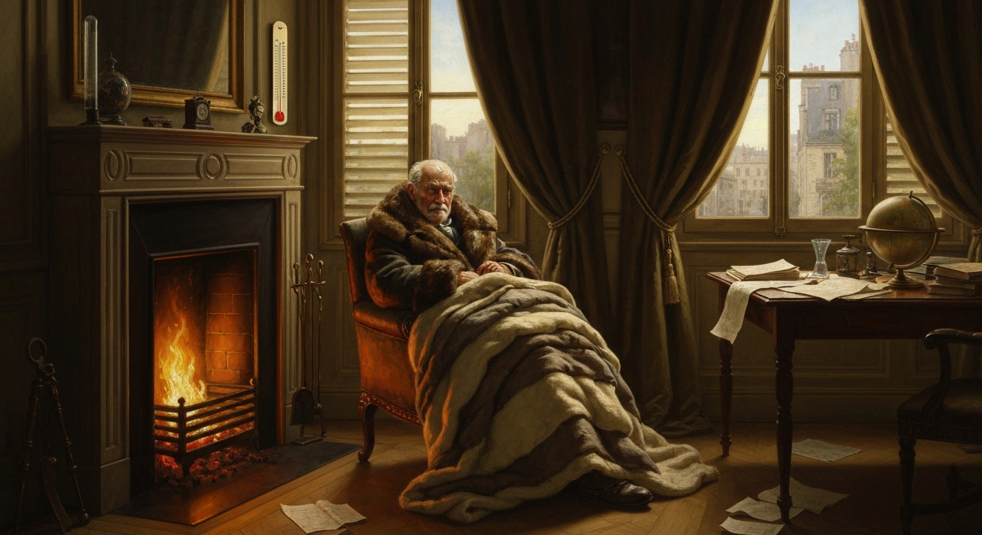 온실효과를 발견한 그는 이불 속에서 숨졌다