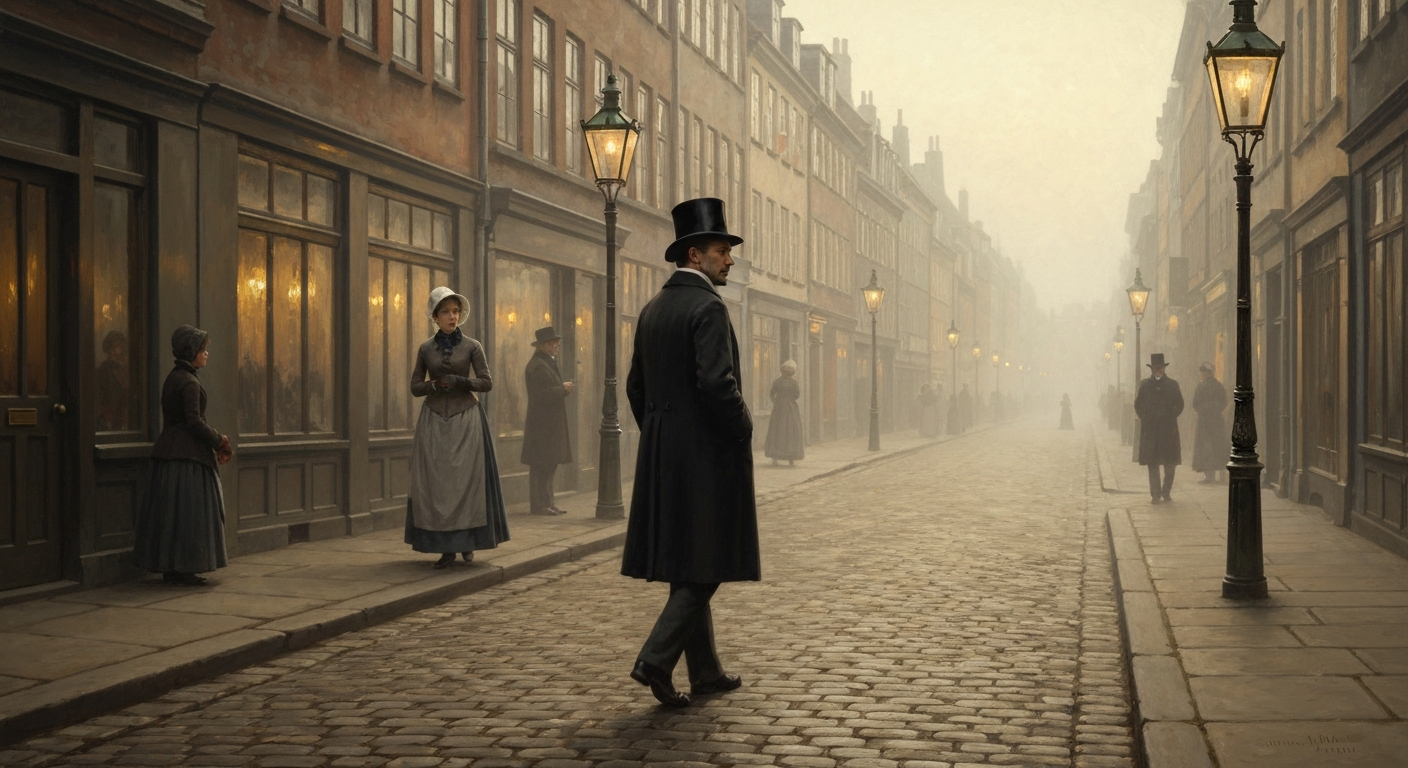 그는 코펜하겐 거리에서 매일 레기네와 마주치려 했다