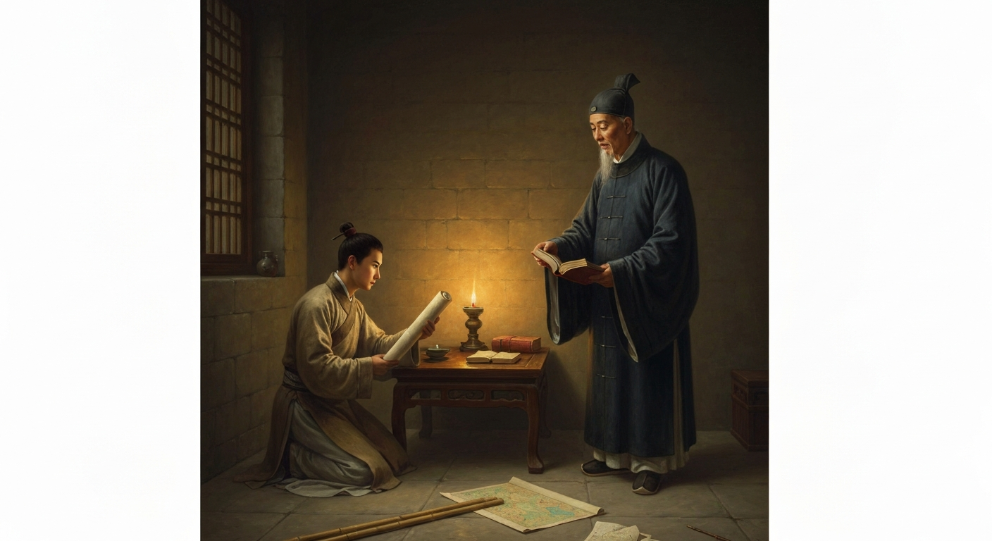 21살 병법광 청년이 범중엄을 찾아갔다