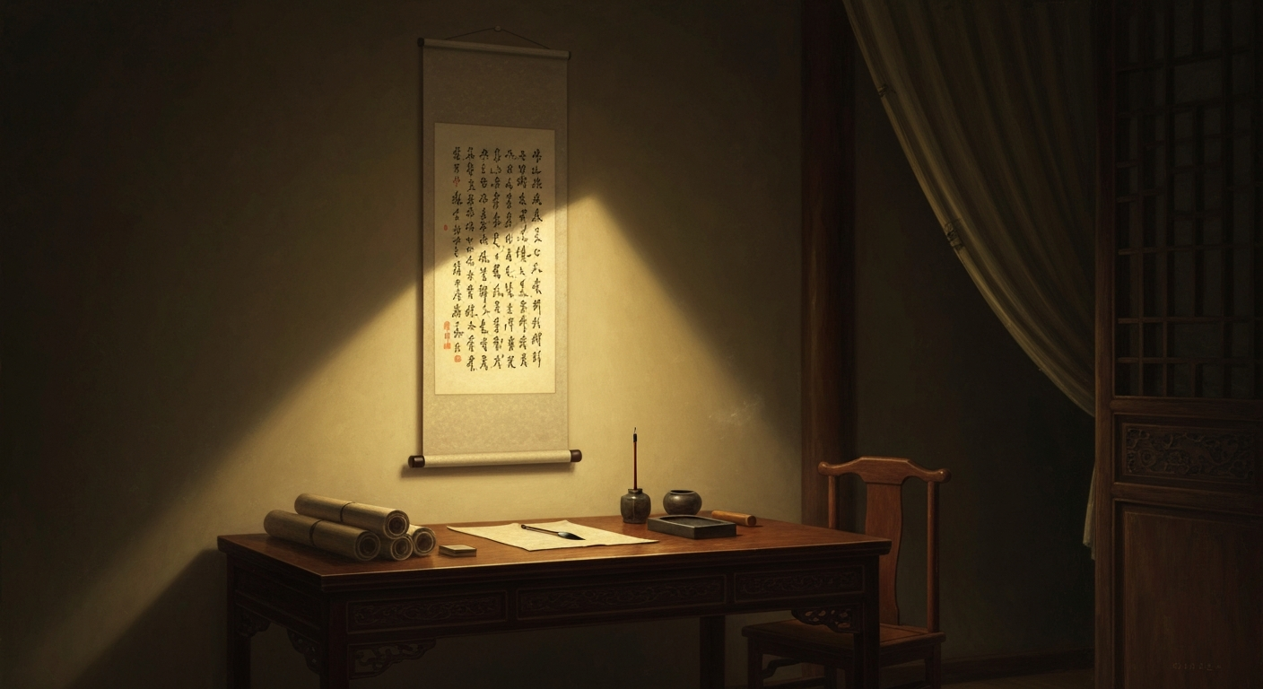 '백성이 내 형제다' 272자가 서쪽 벽에 걸렸다