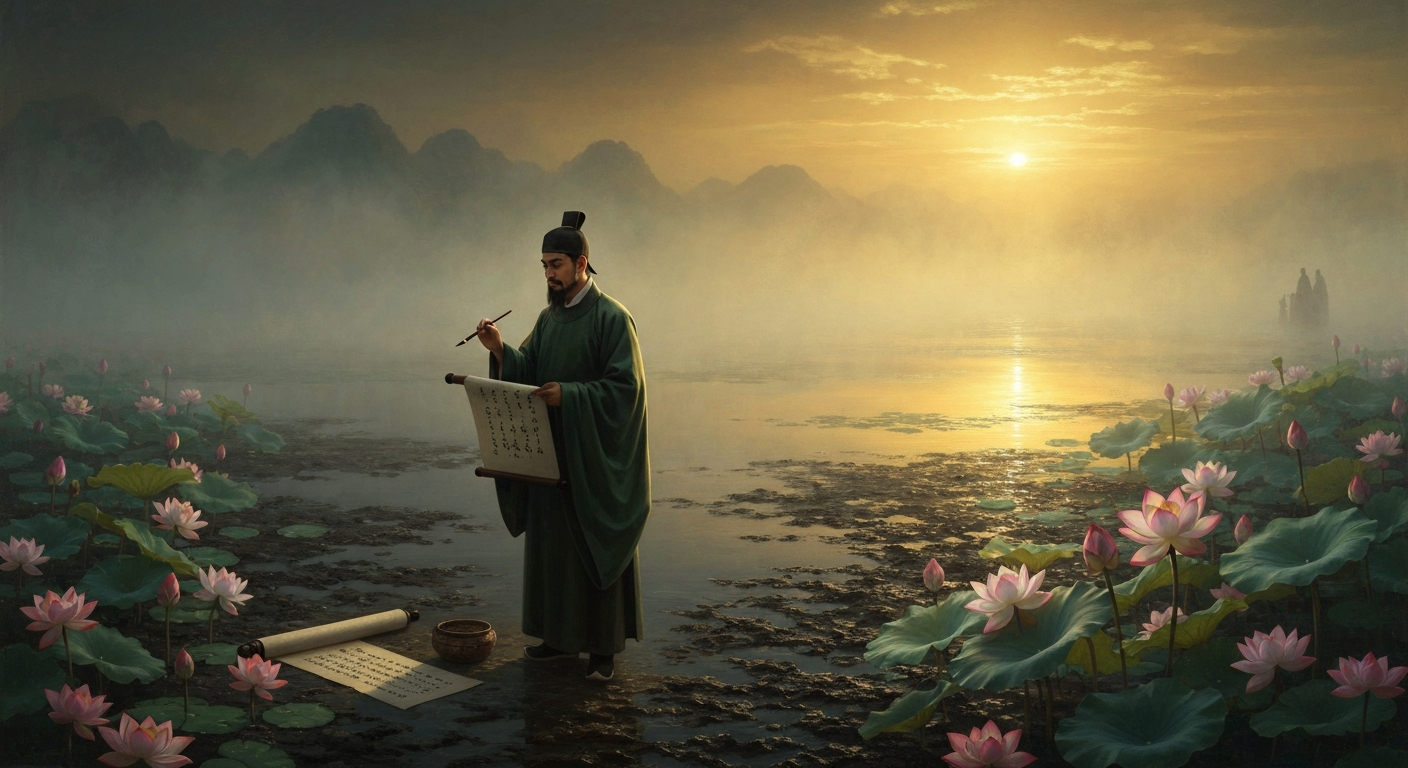 연꽃 한 송이에 30년 관료 인생을 모두 걸었다