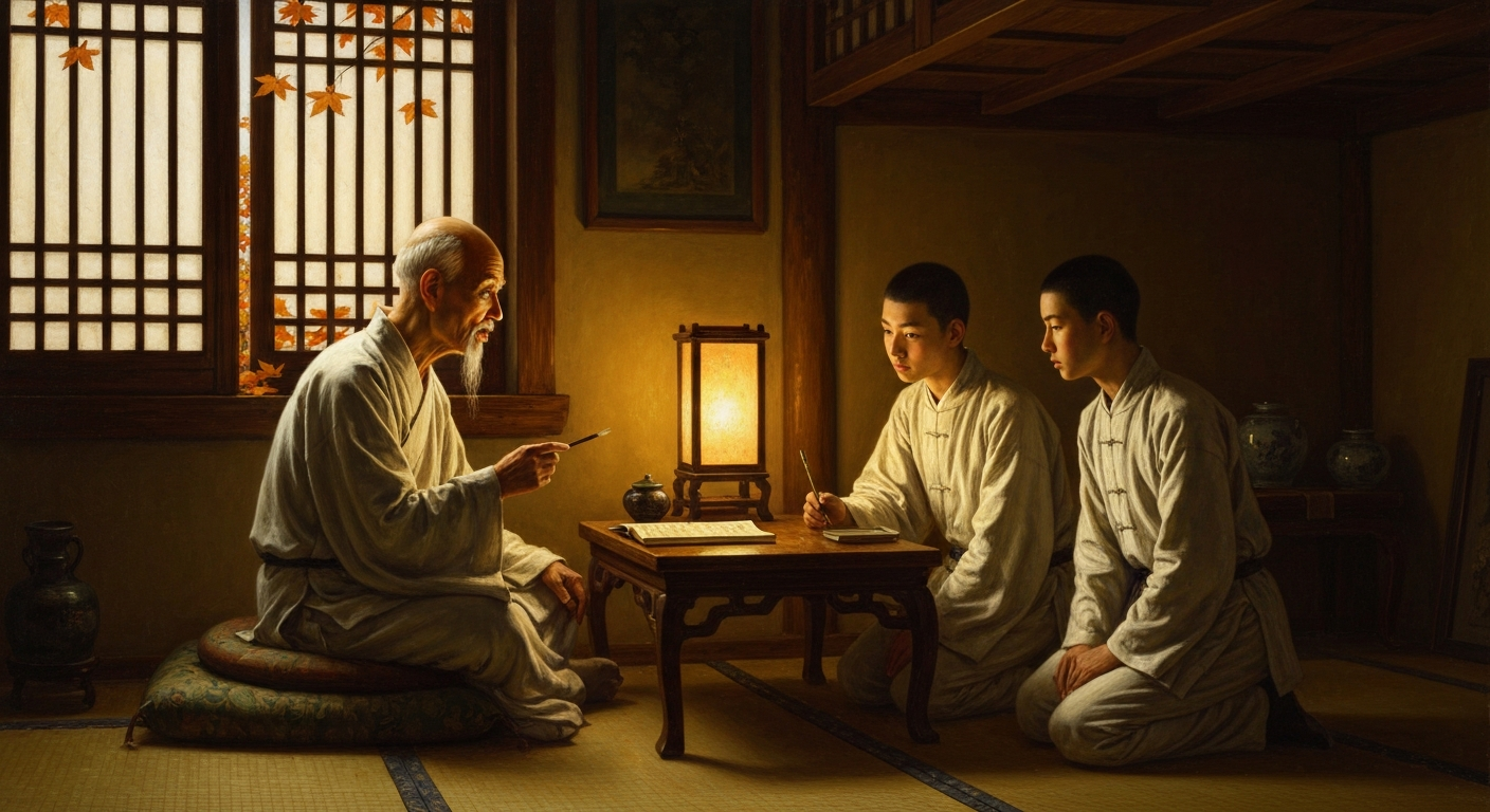 소년 두 명을 잠깐 가르쳤고 600년 뒤 시조가 됐다