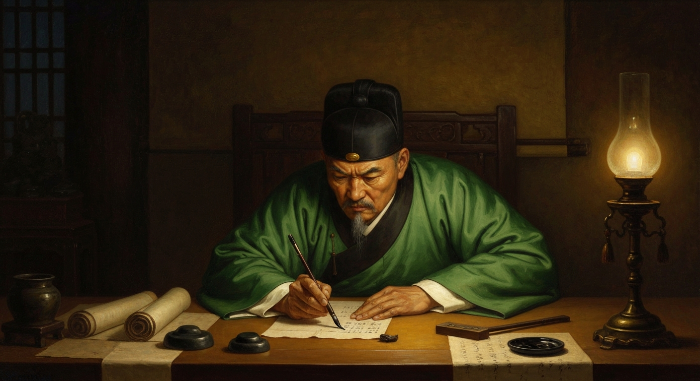 오직 한 명의 관료만 상소문을 썼다