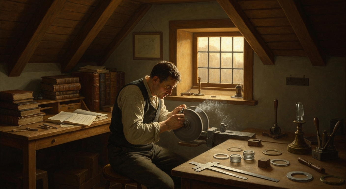 철학자가 선택한 직업은 렌즈 연마공이었다