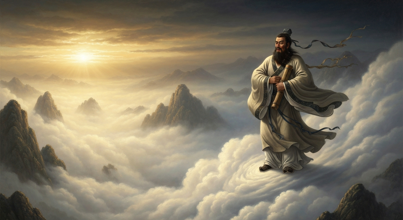 장자가 '열자는 바람을 탔다'고 기록했다