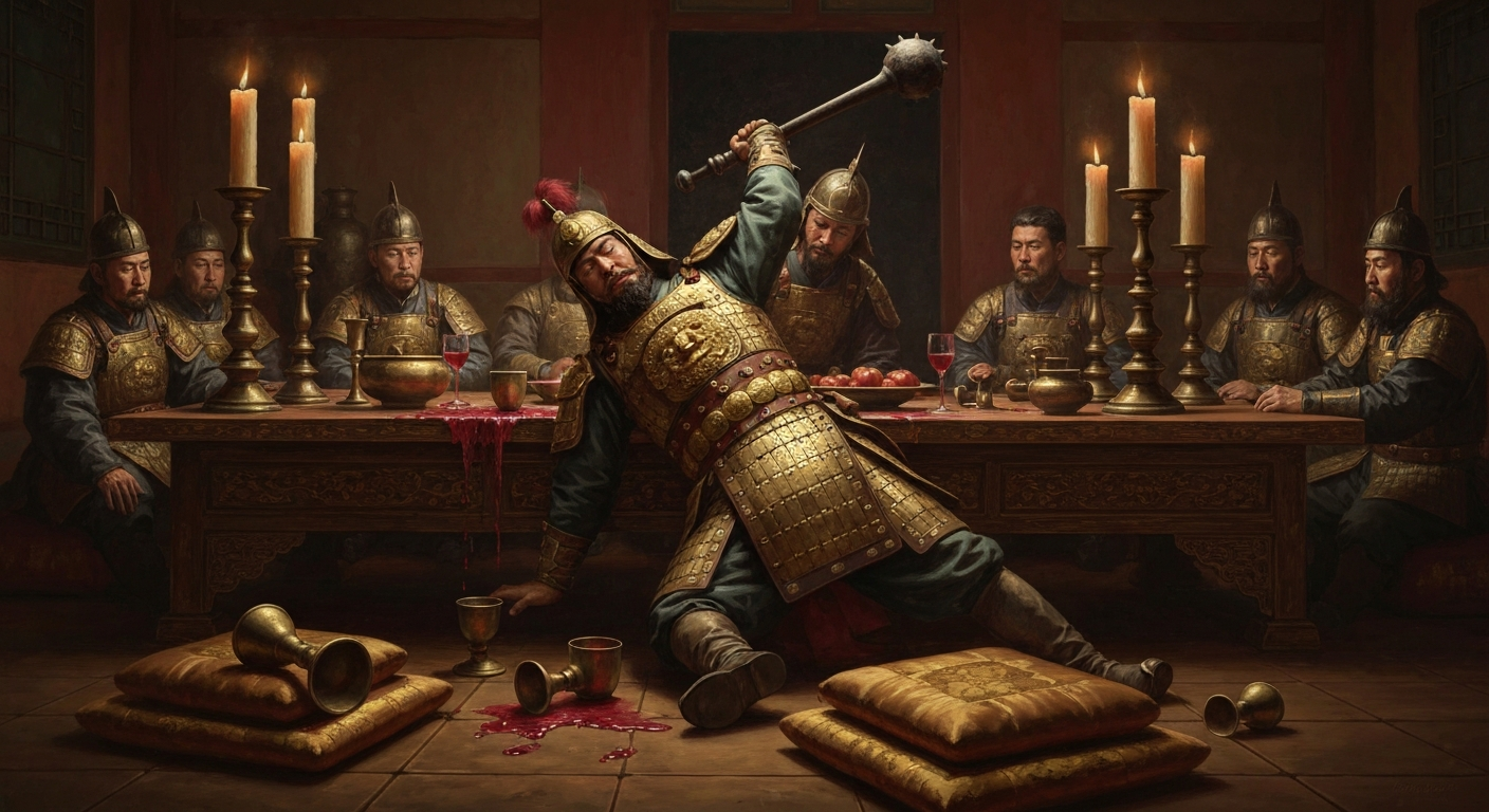 이의방의 부하가 몽둥이로 이고를 쳐 죽였다