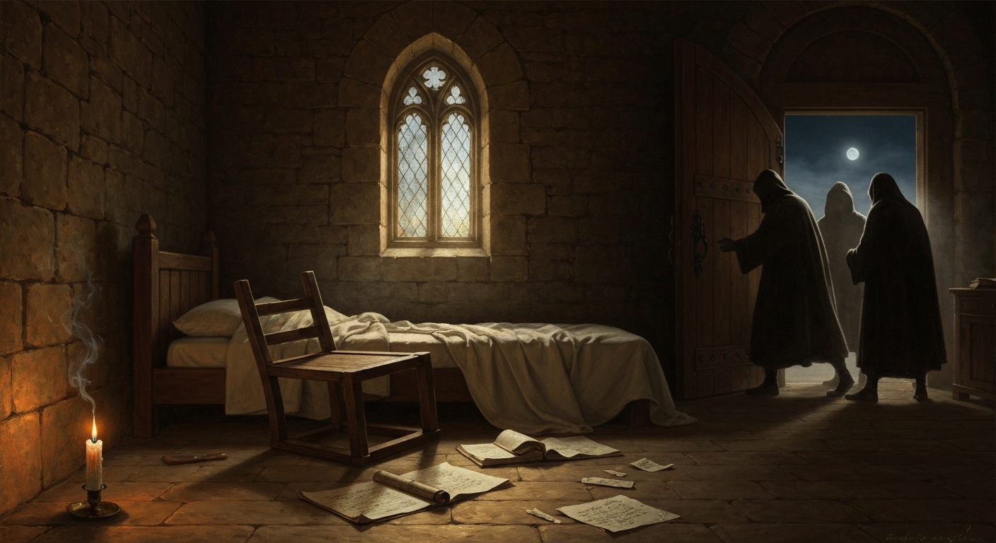 새벽에 침입한 사내들이 교수의 몸을 훼손했다