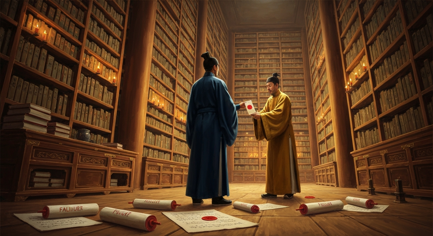 6번 낙방한 시골 학자를 황제가 불러들였다