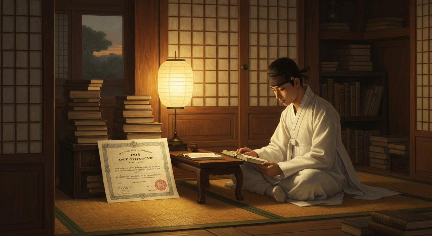 사마시 합격자가 벼슬 대신 서재를 택했다