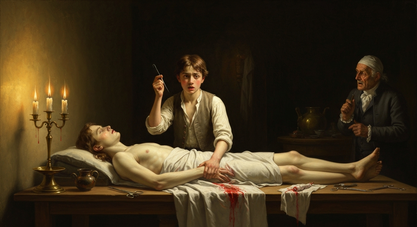 열다섯 소년의 첫 환자는 진료 다음 날 죽었다