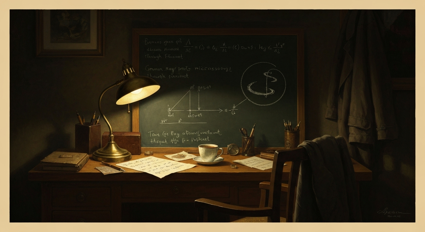 1927년, 그는 '원자 속은 원래 볼 수 없다'고 선언했다