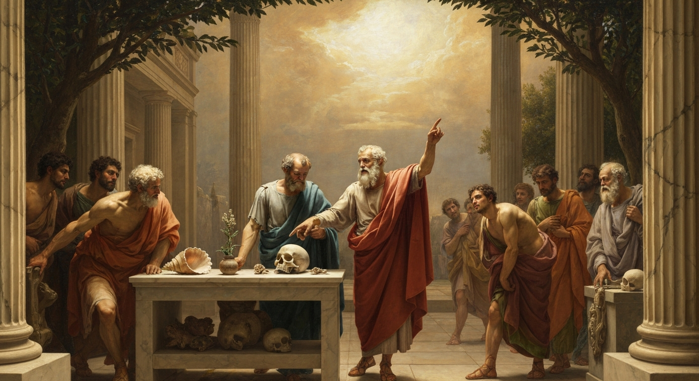 그는 20년을 모신 스승 플라톤을 정면으로 반박했다