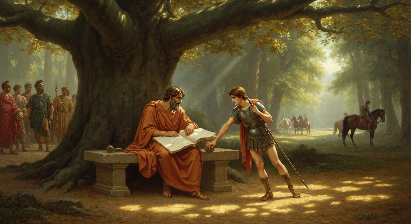 아리스토텔레스는 알렉산더 대왕의 개인 교사였다