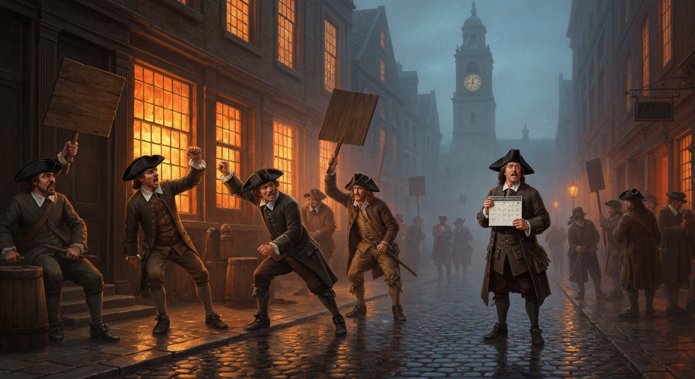 개신교 국가들은 170년 동안 새 달력을 거부했다