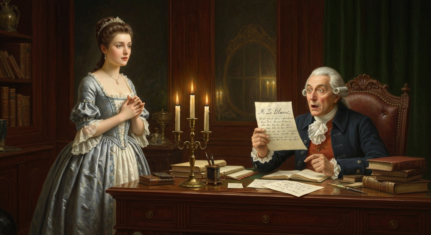 소피 제르맹은 'M. 르블랑'이라는 남자 가명으로 강의 노트를 받았다