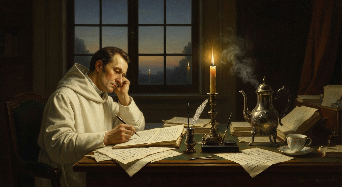 발자크는 새벽 1시에 일어나 커피부터 끓였다