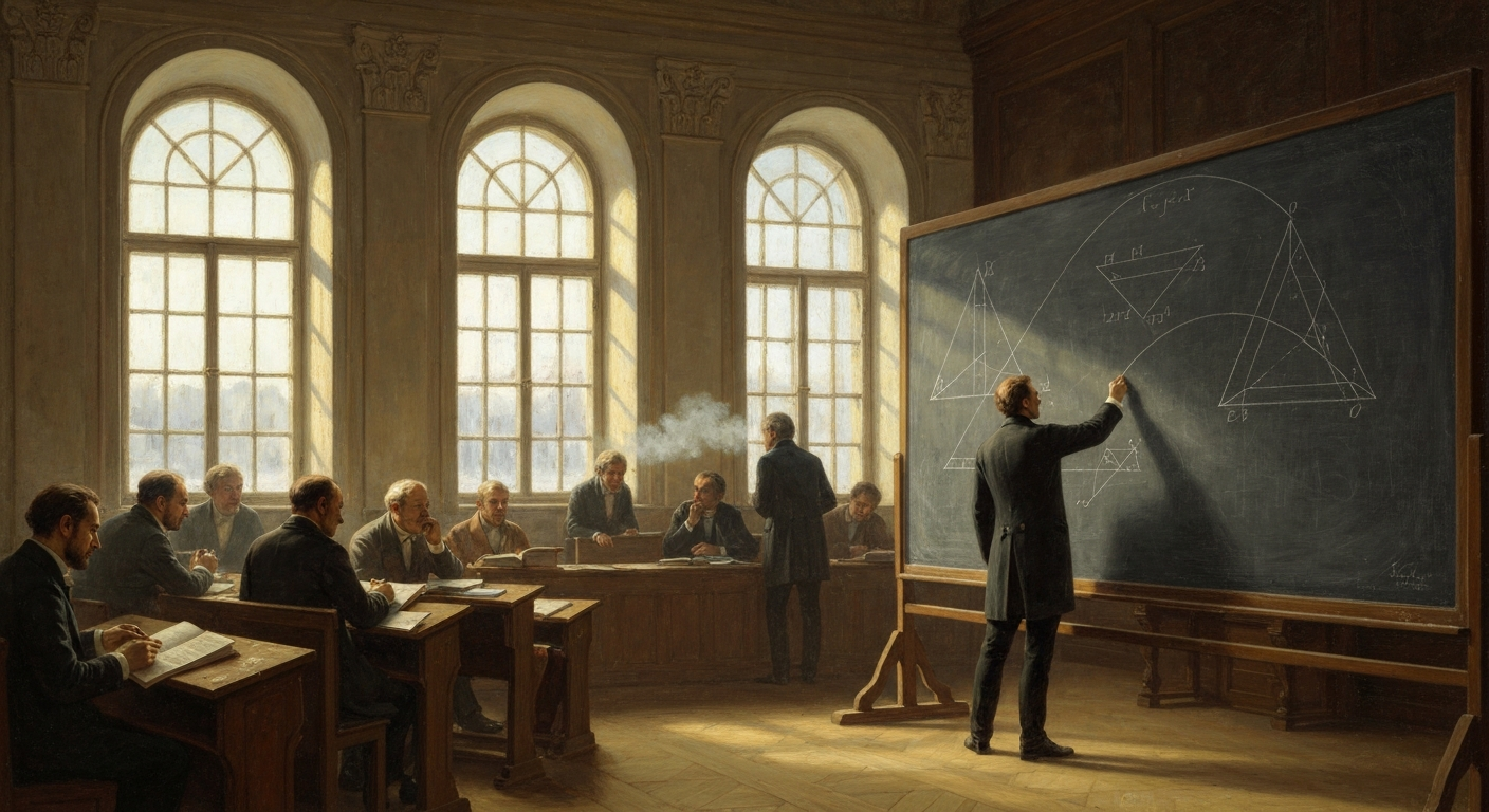 그가 평행선 공리를 의심한 첫 수학자였다