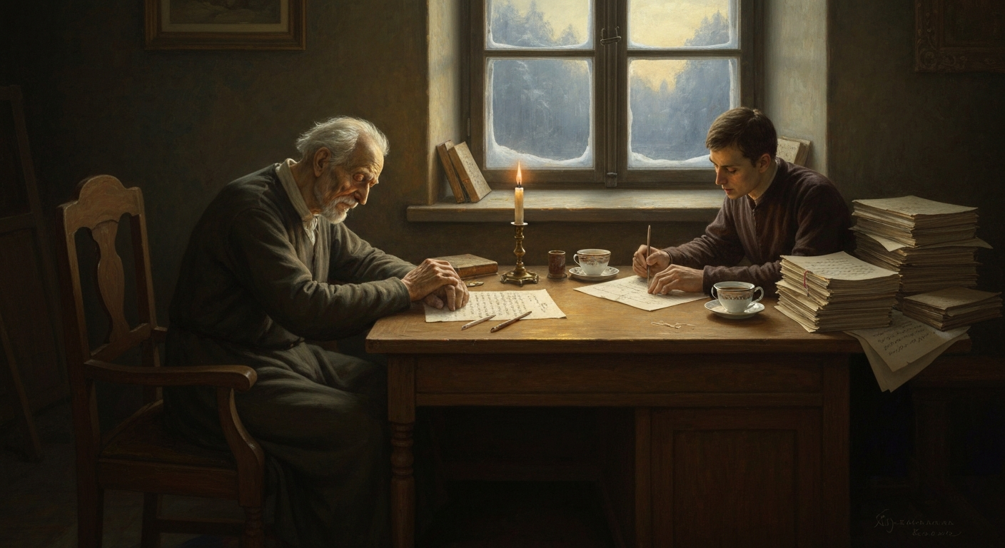 눈이 먼 그가 마지막 책을 받아쓰게 했다